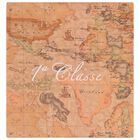 طقم هدايا لملابس الأطفال بتصميم خريطة جغرافية باللونين العاجي والبيج, 3, hi-res