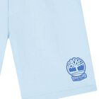 Boys Blue Logo Shorts, 4, hi-res