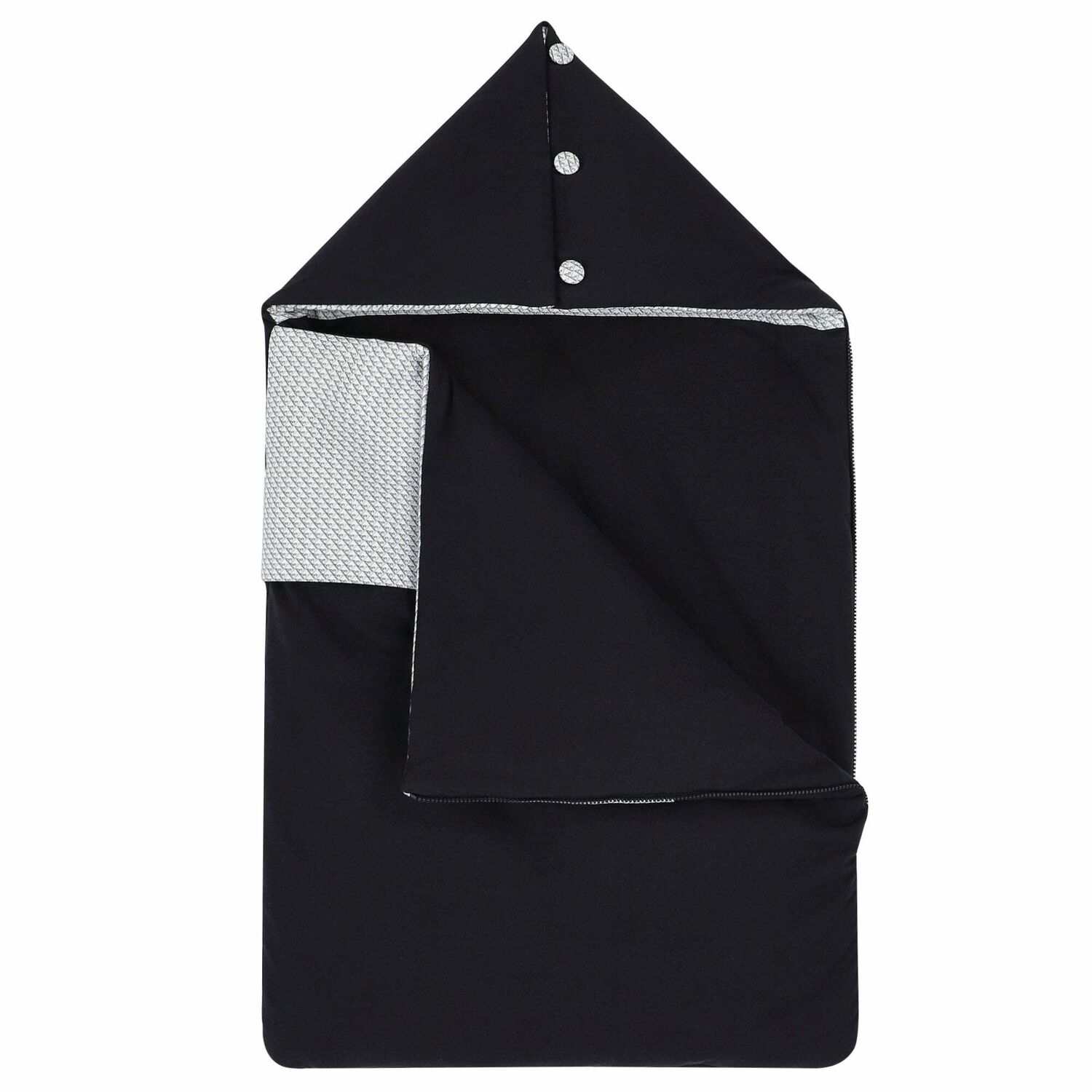 مدس بالشعار باللون الكحلى والابيض للاولاد, 1, hi-res