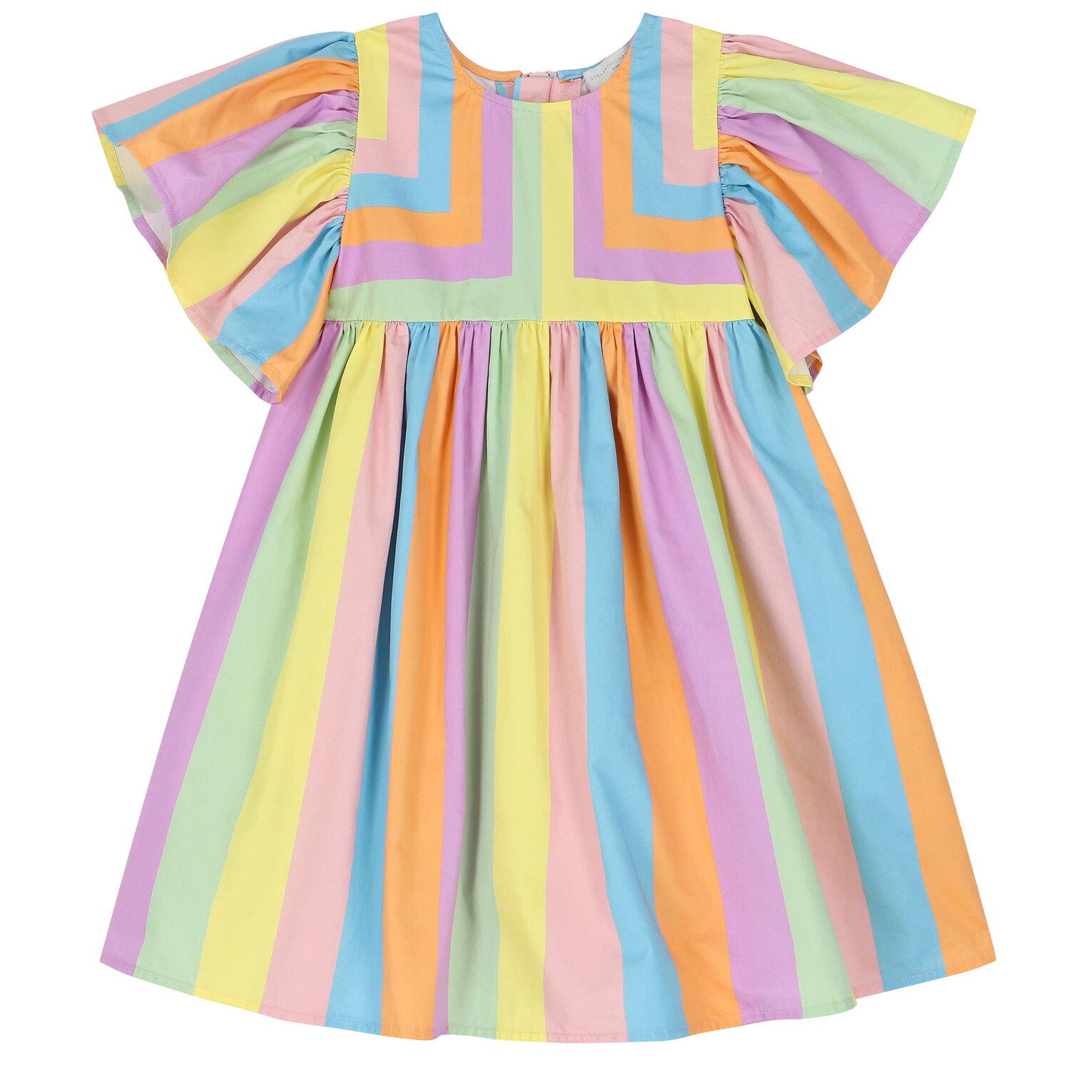 Girls Multi-Colored Striped Dress, 1, hi-res image number null