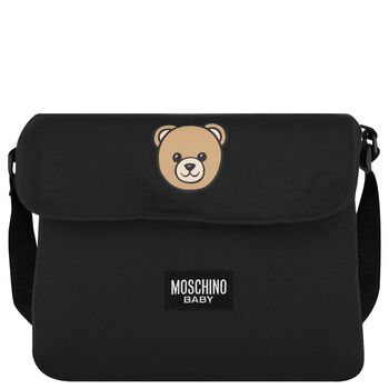 Black Teddy Bear Baby Changing Bag