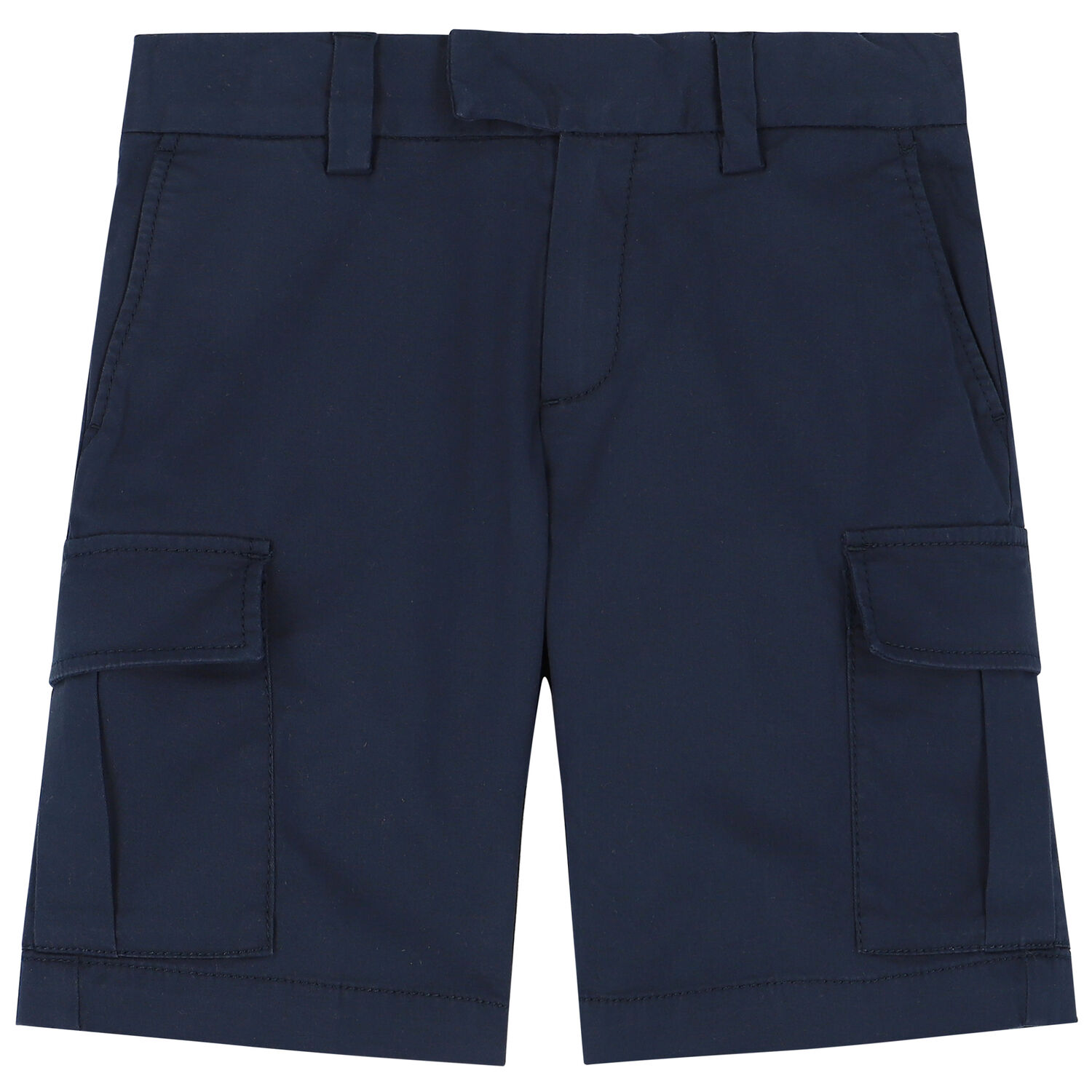 Boys Navy Blue Bermuda Shorts, 1, hi-res image number null