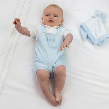 Baby Boys Blue Romper