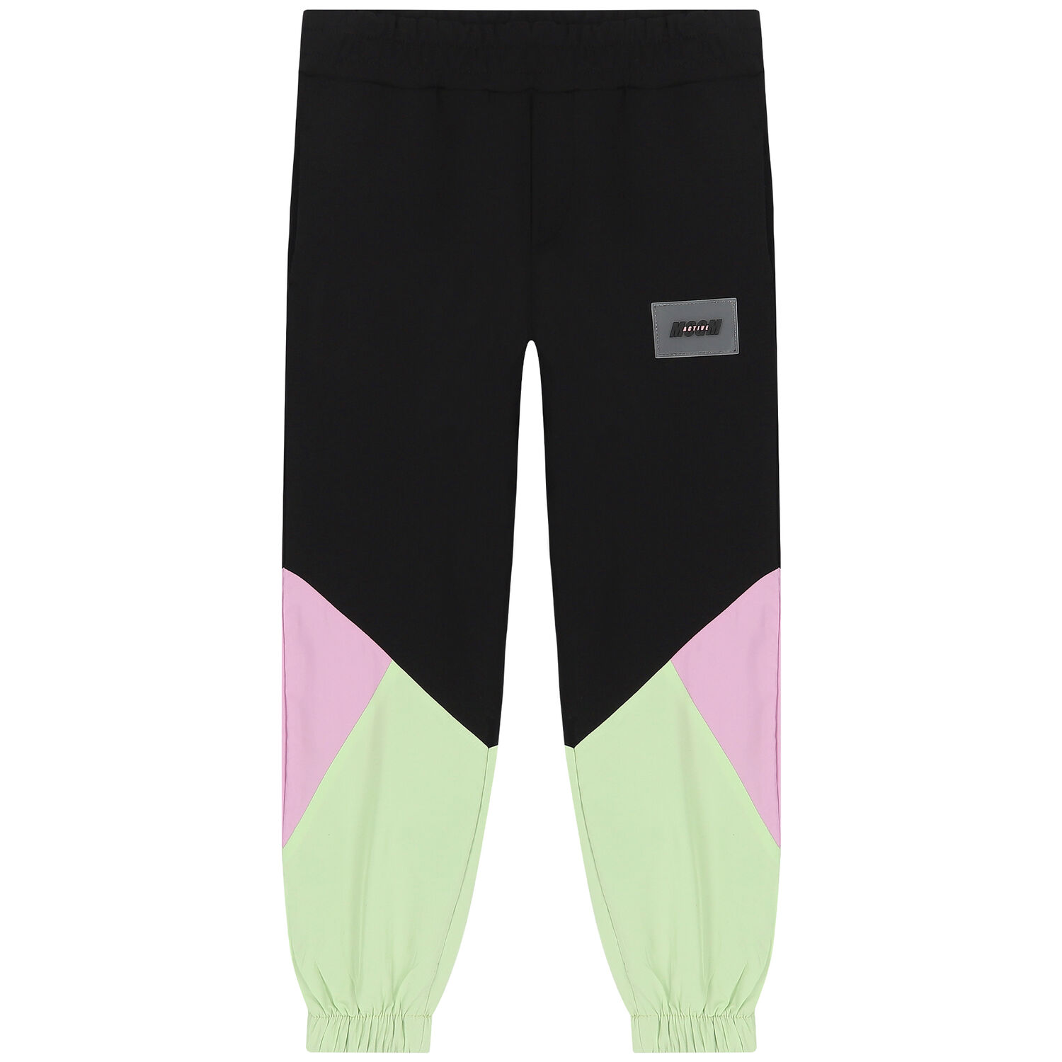 Girls Black Logo Joggers, 1, hi-res image number null