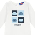 Baby Boys White Logo Babygrow Set, 1, hi-res