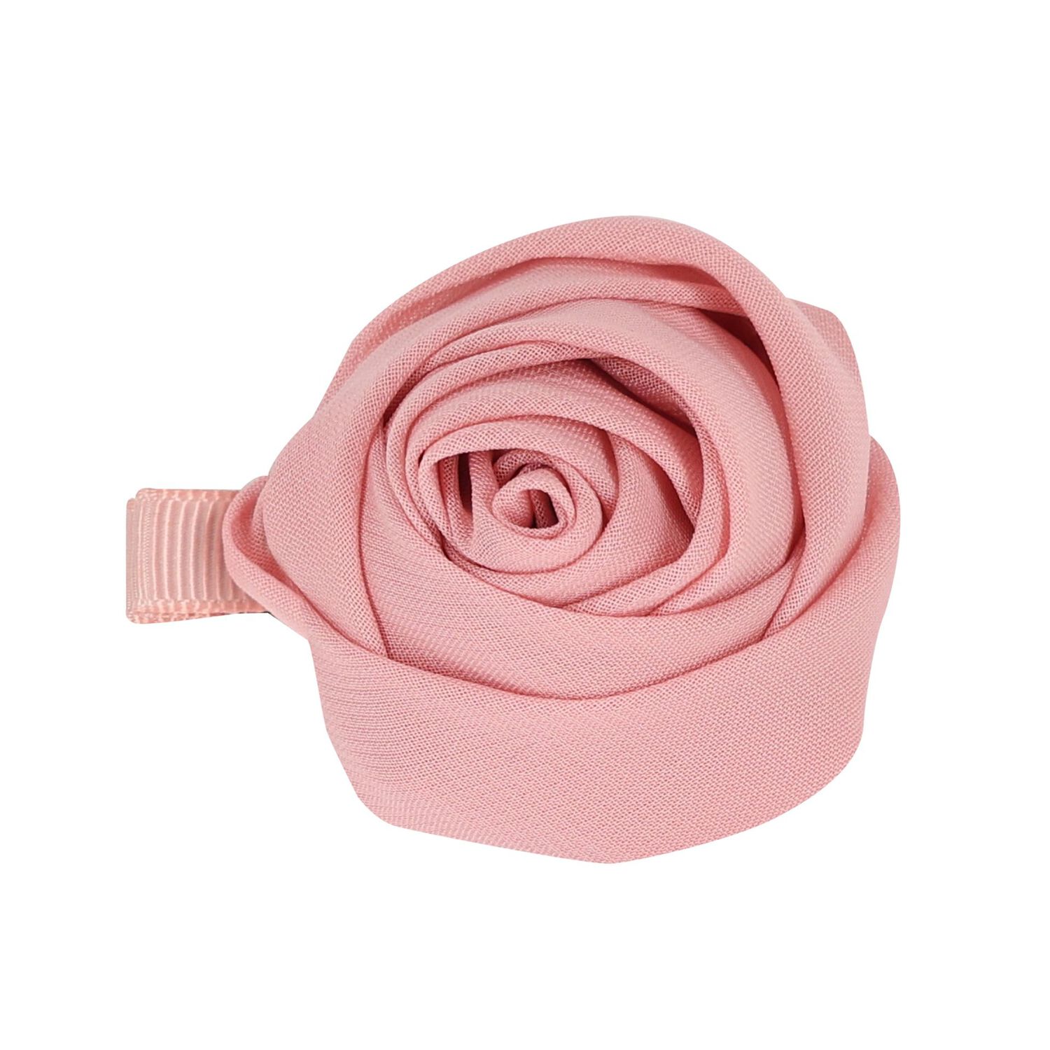 Girls Pink Rosebud Hairclips ( 2-Pack ), 1, hi-res