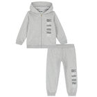 Grey Logo Tracksuit, 2, hi-res