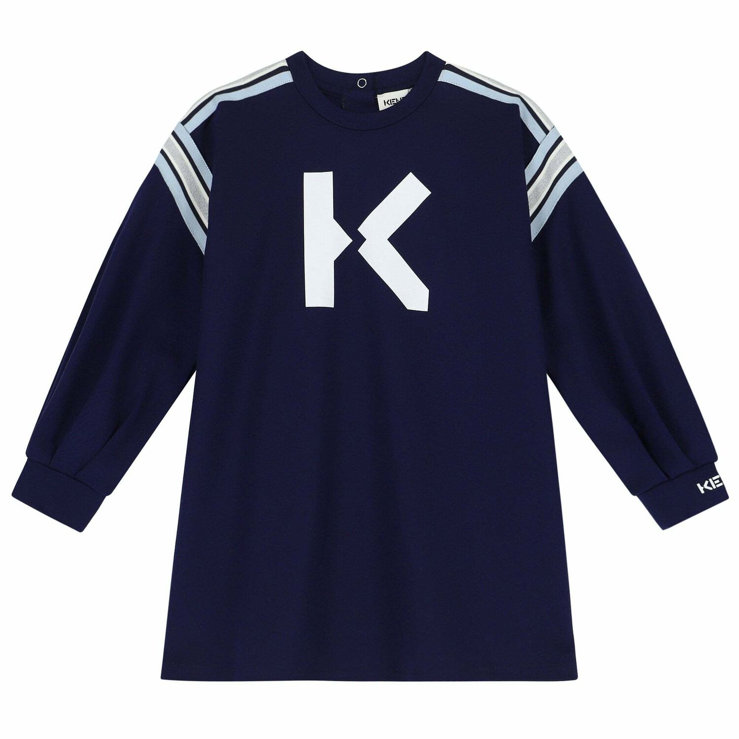 فستان بالشعار باللون الكحلى, 1, hi-res