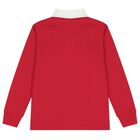 قميص بولو للأولاد باللون الأحمر , 1, hi-res