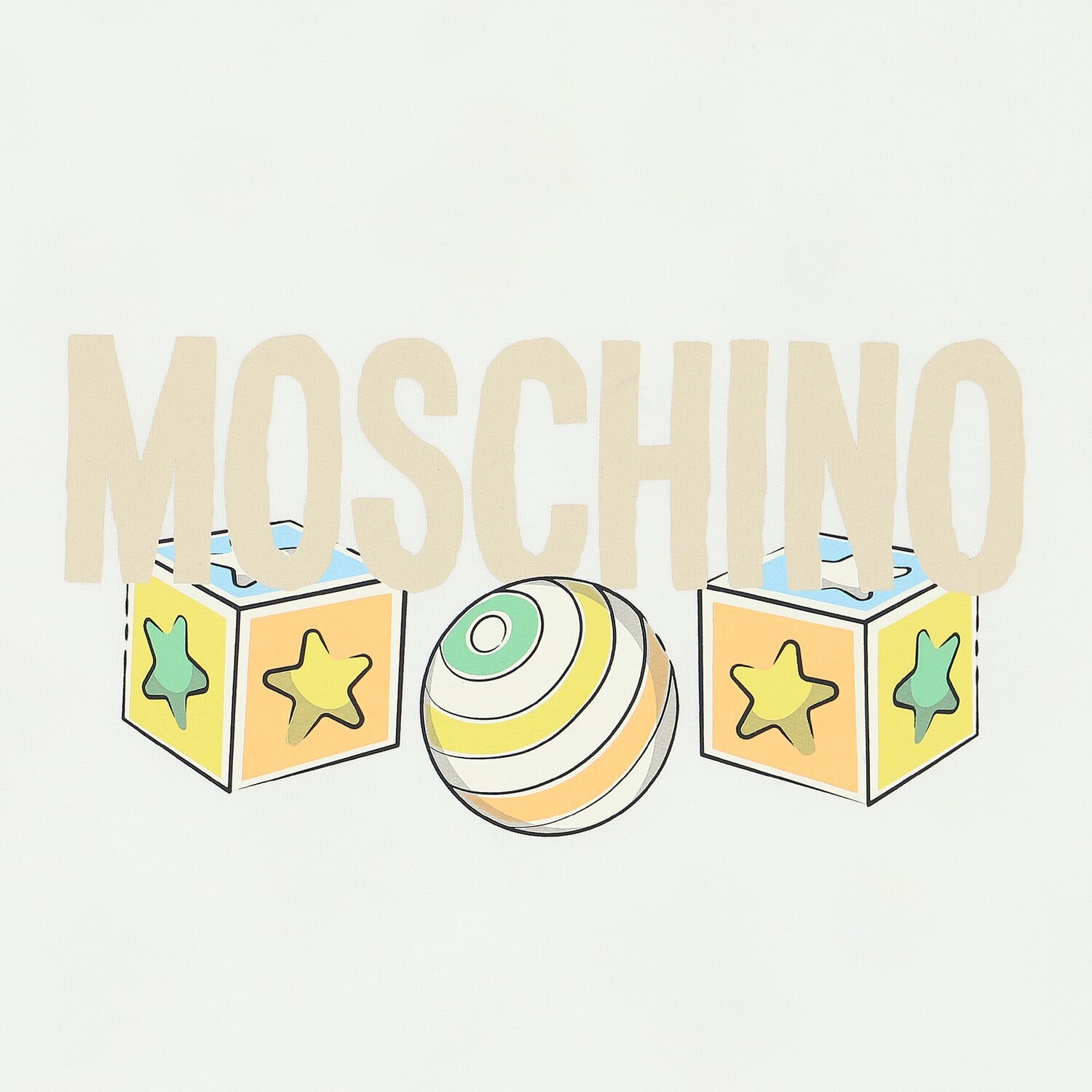 Ivory Teddy Bear Logo Baby Blanket, 1, hi-res