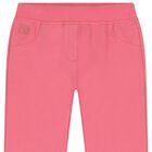 Girls Pink Trousers, 1, hi-res