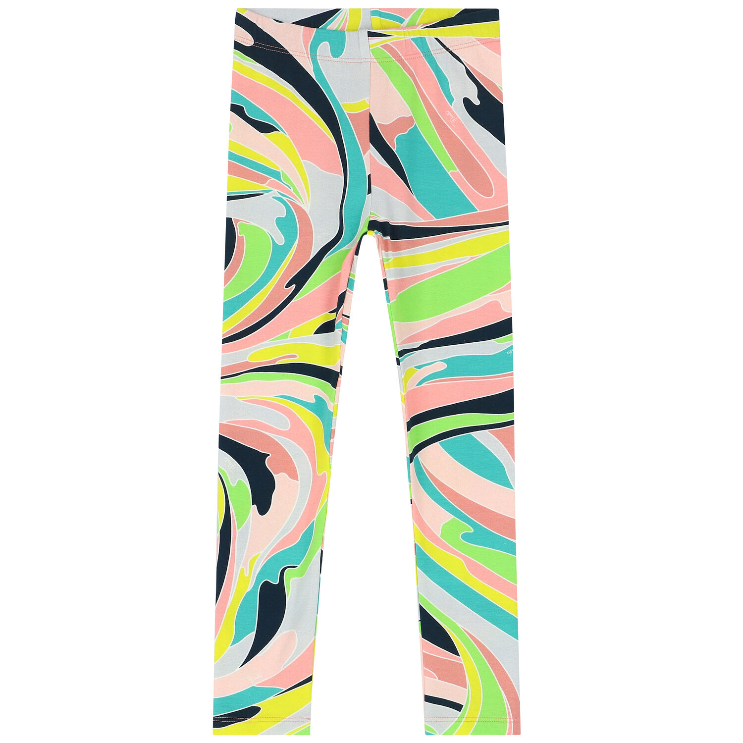 Girls Multi-Colored Printed Leggings, 1, hi-res