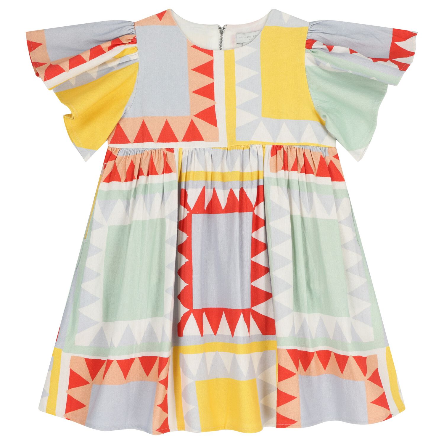 فستان للبنات متعدد الألوان , 1, hi-res