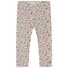 Younger Girls Beige & Red Legging Set, 1, hi-res