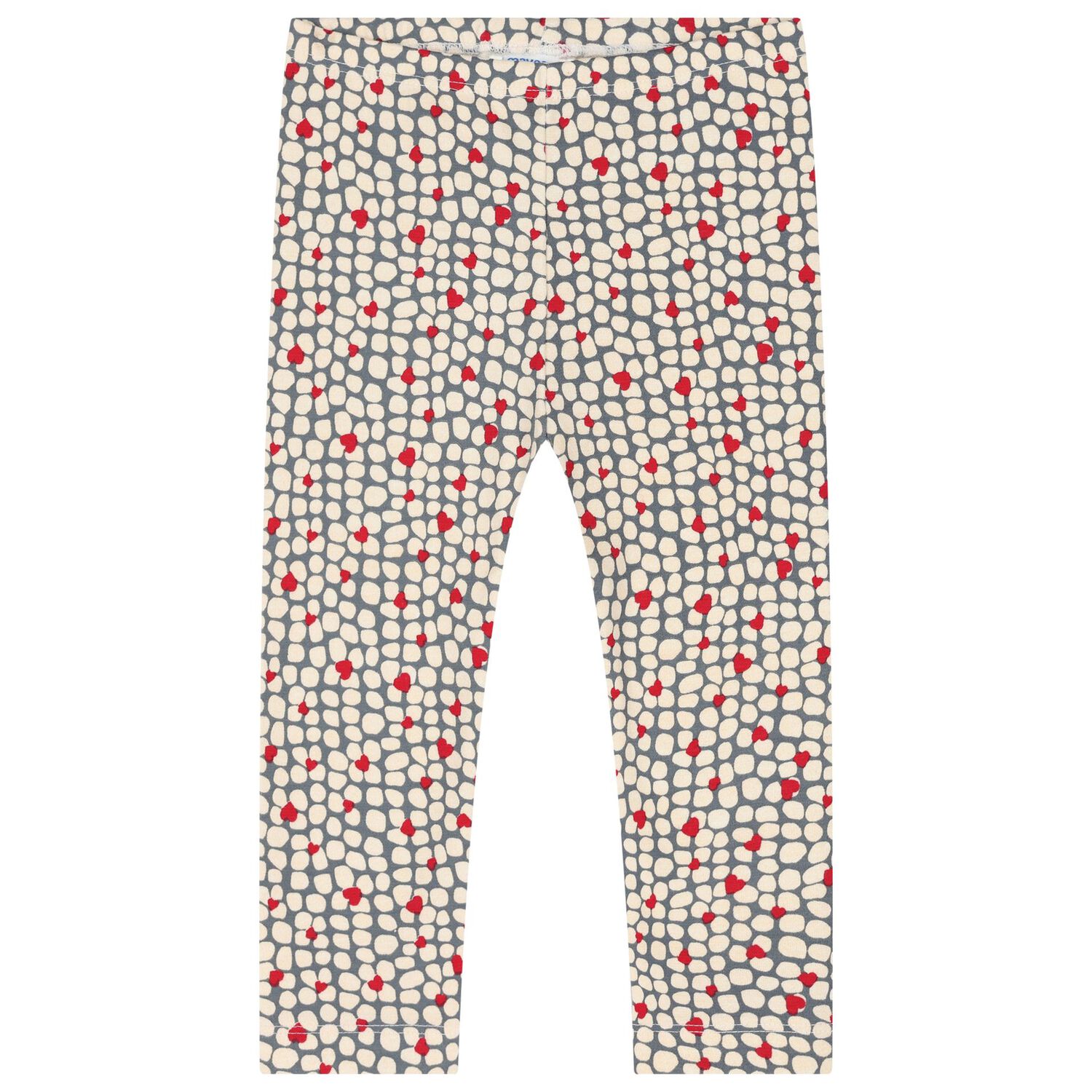 Younger Girls Beige & Red Legging Set, 1, hi-res image number null