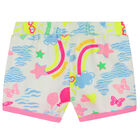 شورت باللون الأبيض للبنات, 1, hi-res