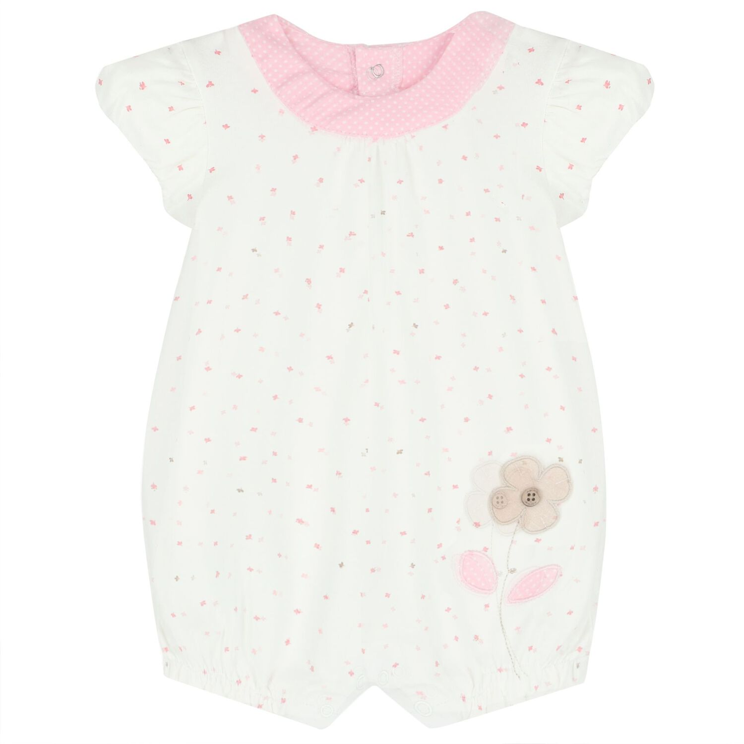 رومبير بنات باللون الوردي والأبيض ( قطعتين), 1, hi-res image number null