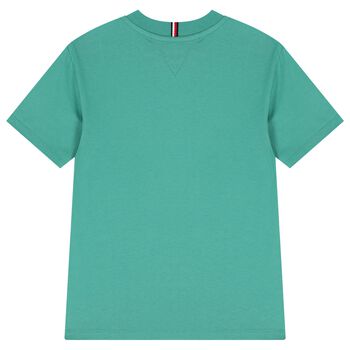 Boys Green Logo T-Shirt