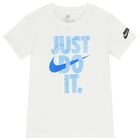 قميص أبيض بشعار للأولاد, 1, hi-res