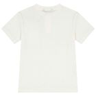 Boys Ivory & Beige Shorts Set, 1, hi-res
