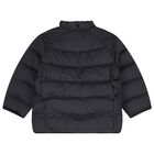 Younger Black Logo Puffer Jacket, 1, hi-res