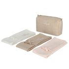 Baby Girls White, Pink & Beige Muslin Swaddles Gift Set, 1, hi-res