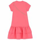 فستان بطبعة حقيبة باللون الزهرى, 1, hi-res