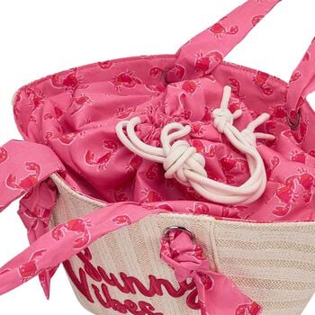 حقيبة كتف باللون البيج للبنات 