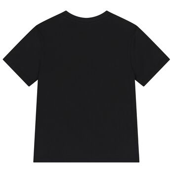 Boys Black Logo T-Shirt