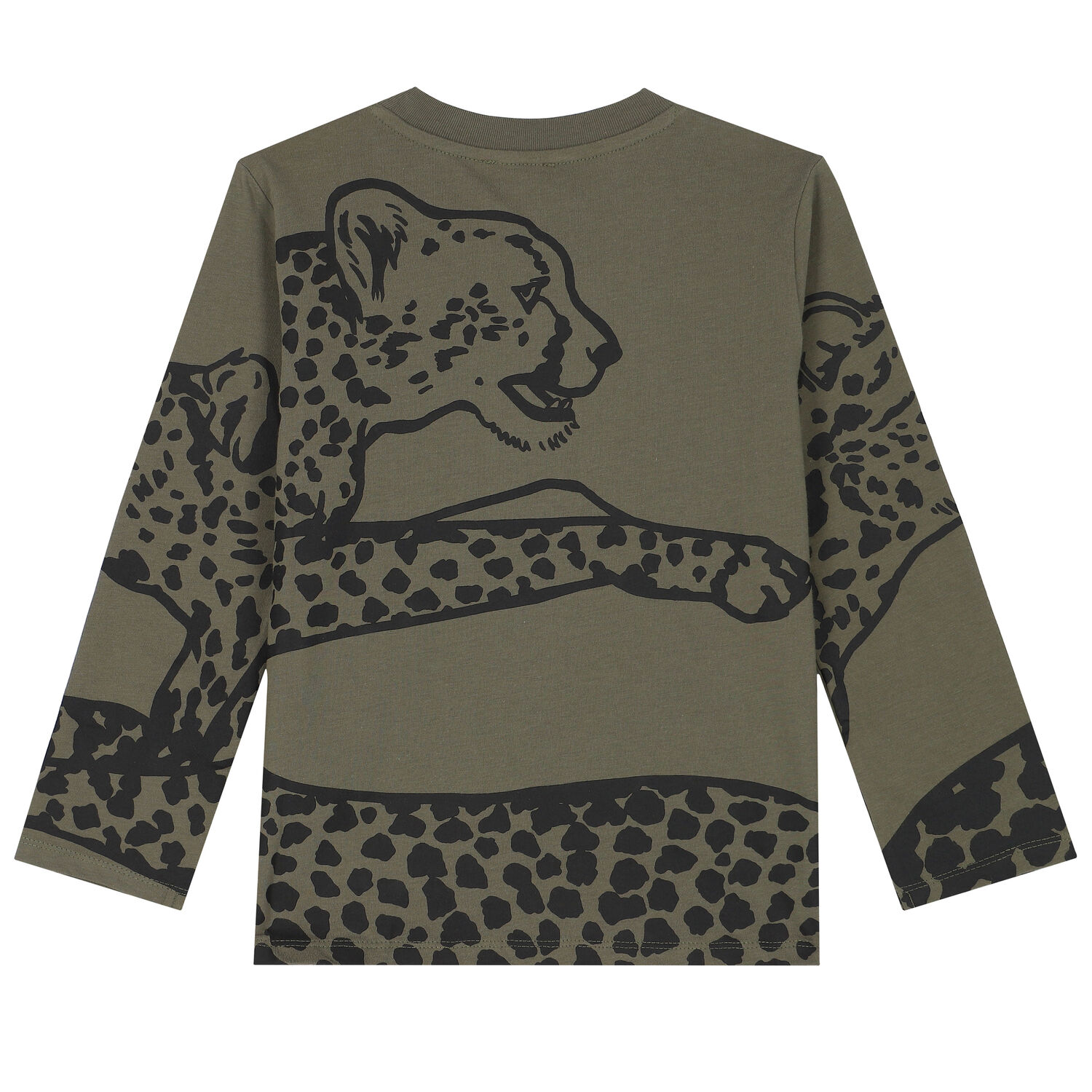 Boys Khaki Elephant Logo T-Shirt, 1, hi-res