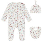 Baby Boys White Toys Babygrow Set, 1, hi-res