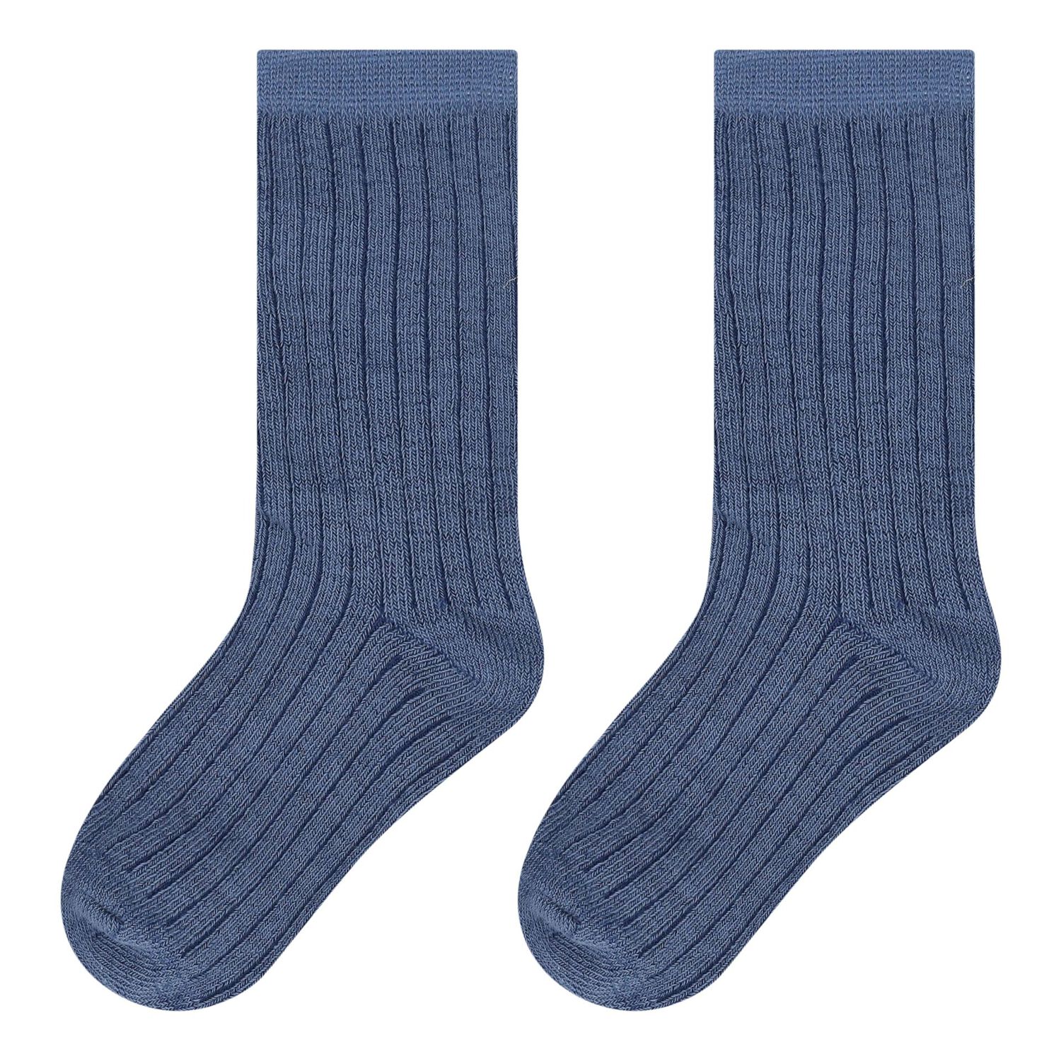 Baby Boys Blue & White Socks (6 Pack), 1, hi-res