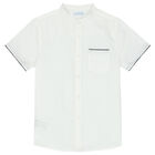 Boys White & Navy Shorts Set, 1, hi-res