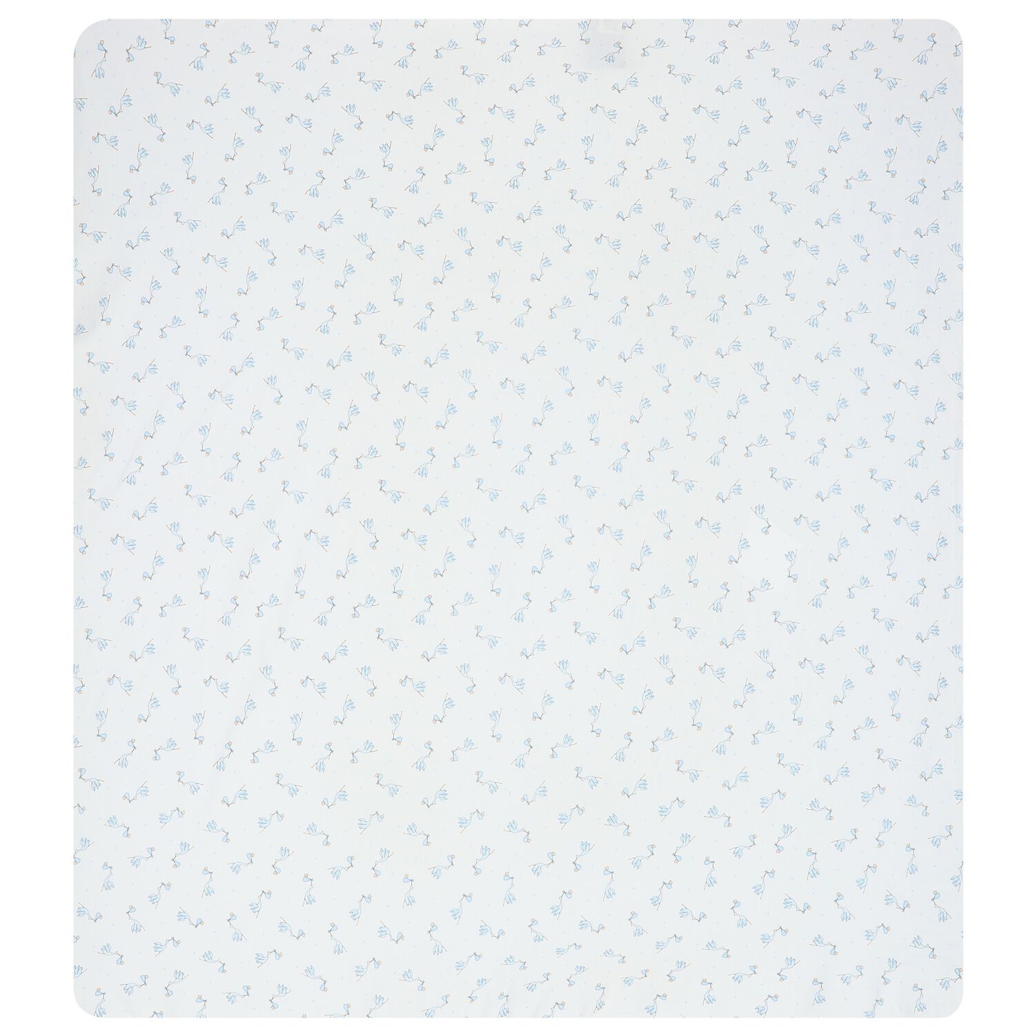 بطانية أولاد قطن باللون الأبيض والأزرق, 3, hi-res image number null