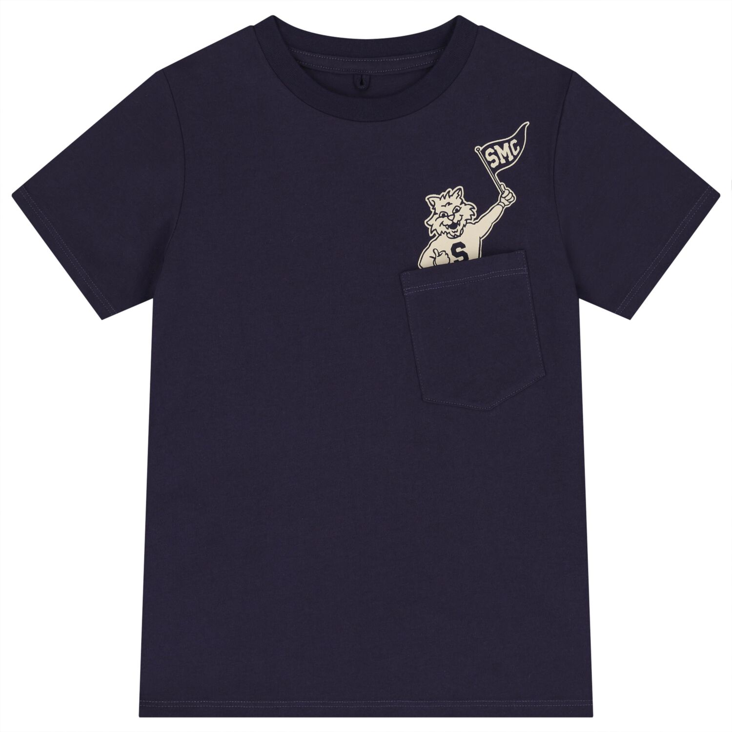 Boys Navy Blue Tiger T-Shirt, 1, hi-res