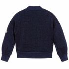 تيشيرت بسحاب بالشعار مينى ماوس باللون الكحلى للبنات, 1, hi-res