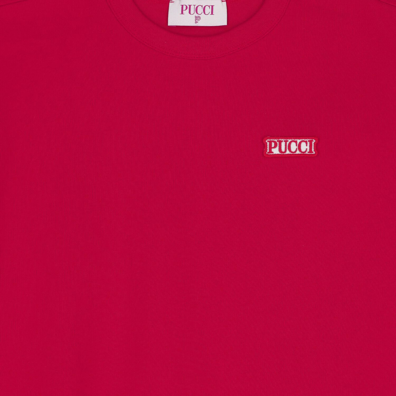 Girls Red Logo Dress, 1, hi-res