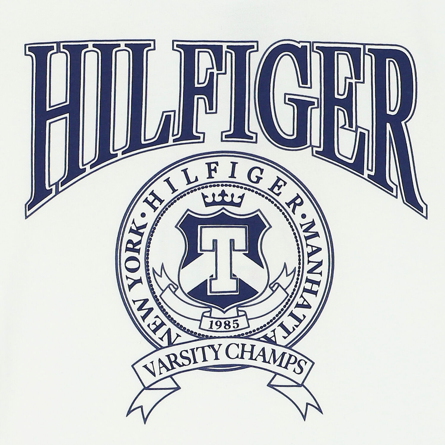 تيشيرت بشعار فارسيتي باللون الأبيض للأولاد , 1, hi-res