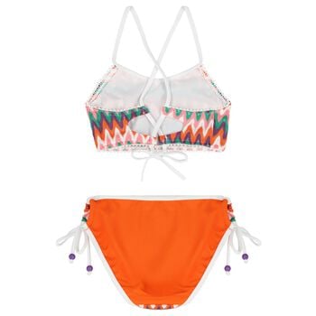 بكينى بنات بشكل متعرج متعدد الالوان 