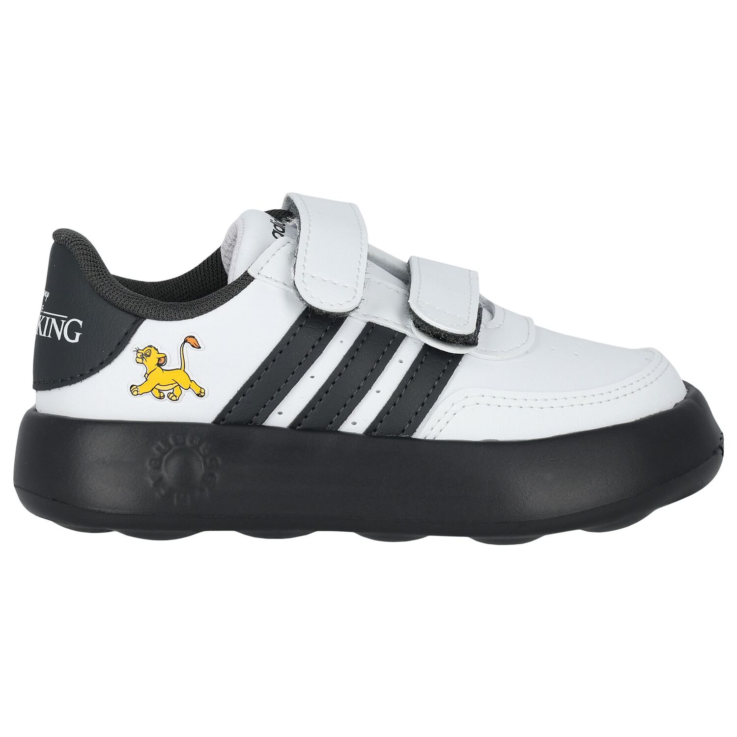 White & Black Logo Lion King Trainers, 1, hi-res image number null