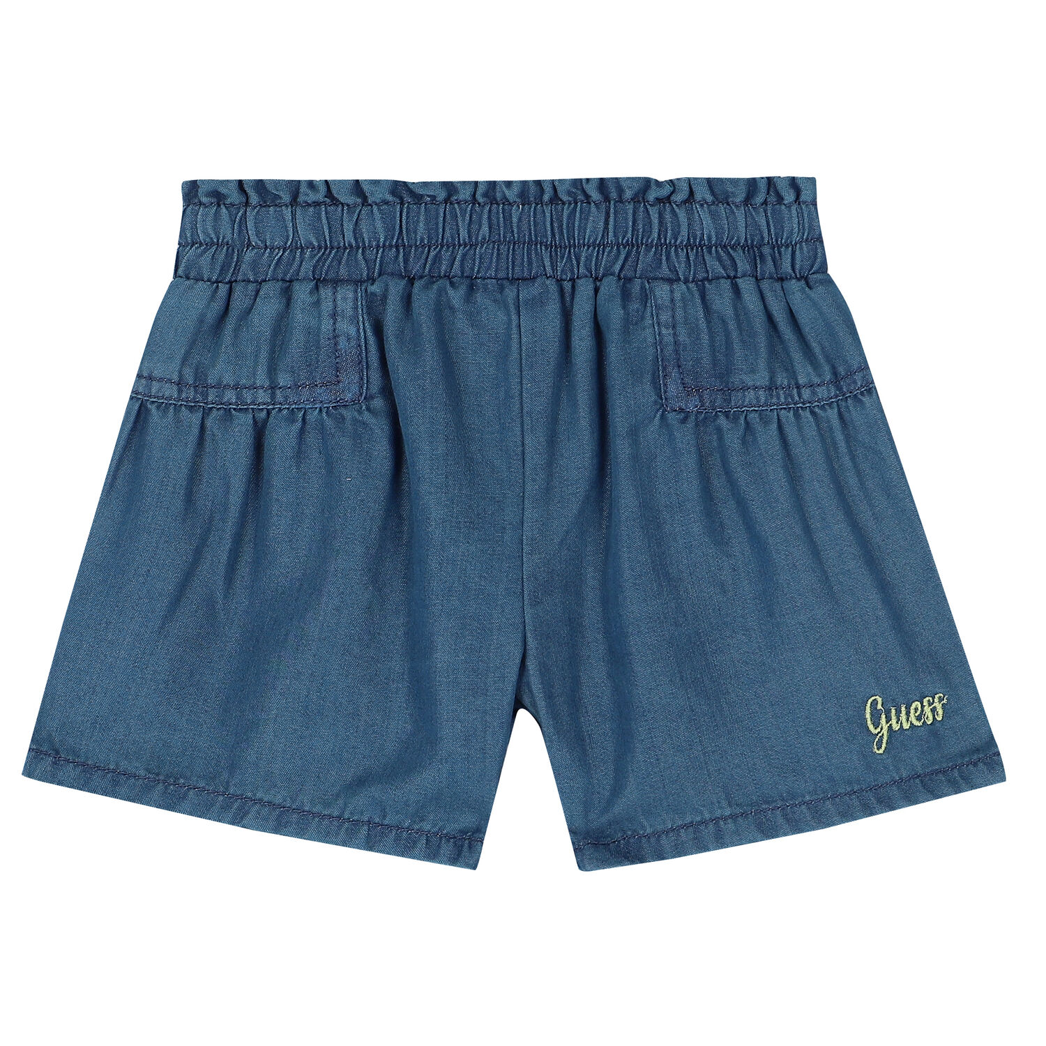 Baby Girls Yellow & Blue Logo Shorts Set, 1, hi-res image number null