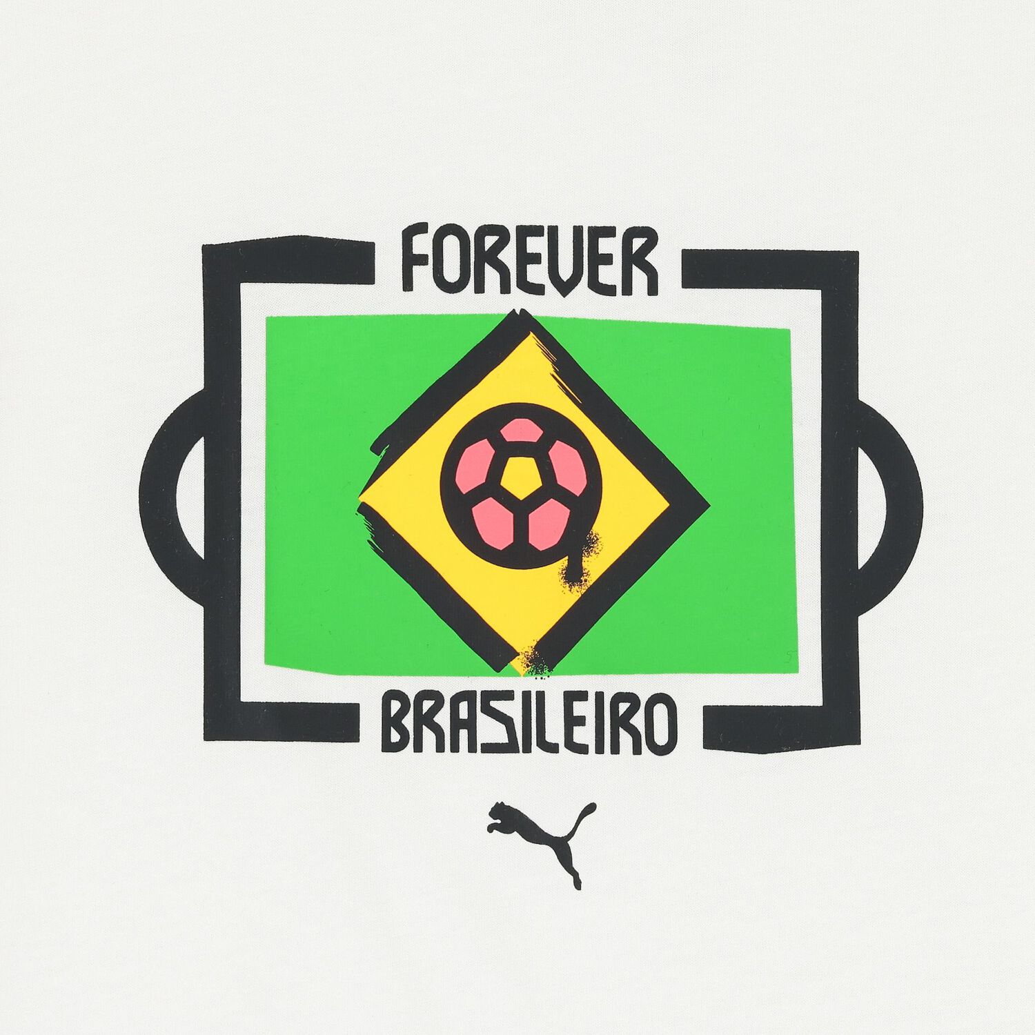 تيشيرت أولاد بالشعار باللون الأبيض, 1, hi-res