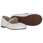 حذاء بالرينا للبنات مزين باللون الابيض , 1, hi-res