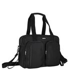 Black Logo Baby Changing Bag, 1, hi-res