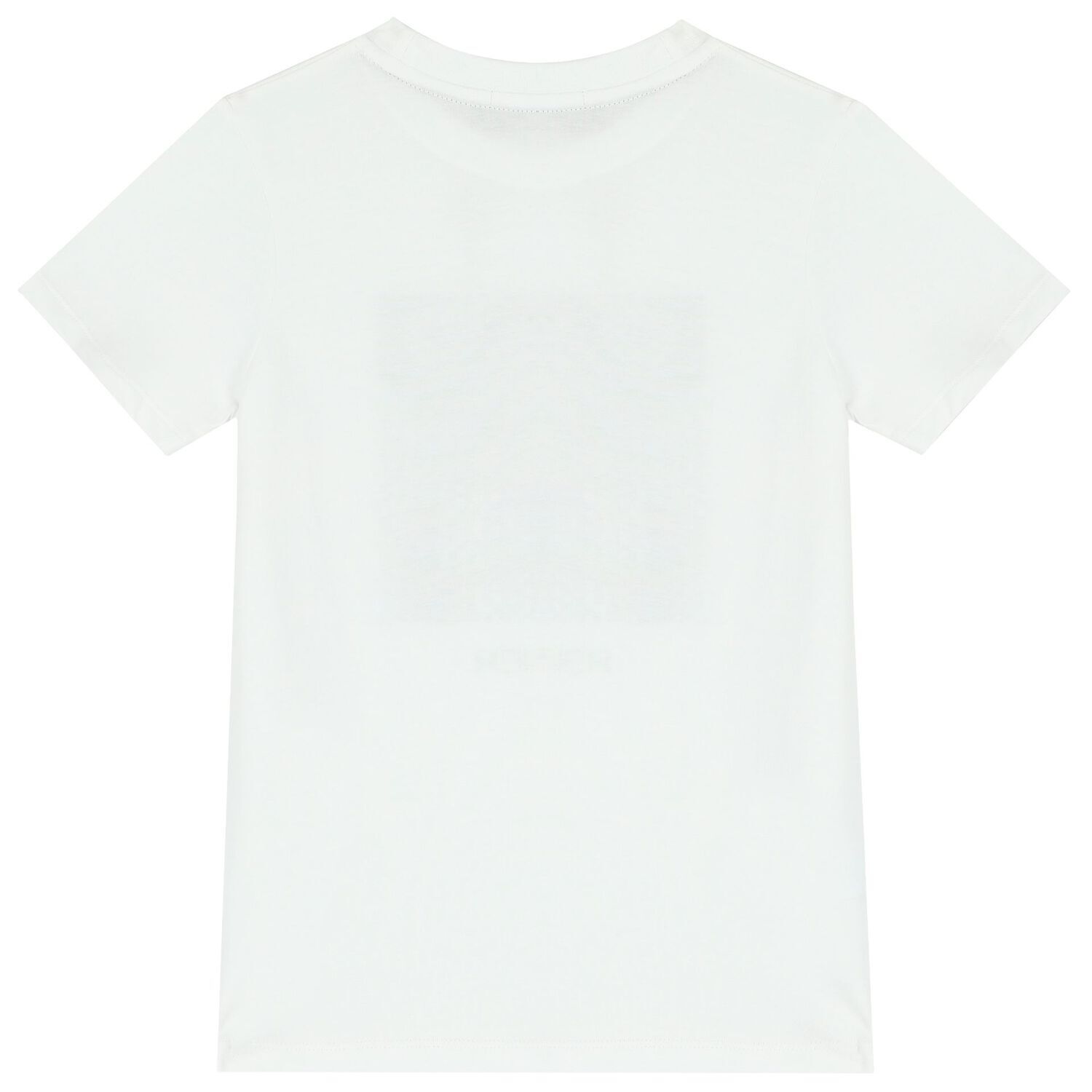 Boys White Logo T-Shirt, 1, hi-res image number null