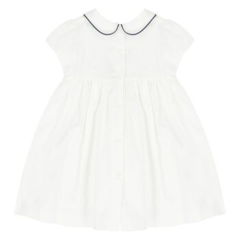 Baby Girls White Smocked Dress