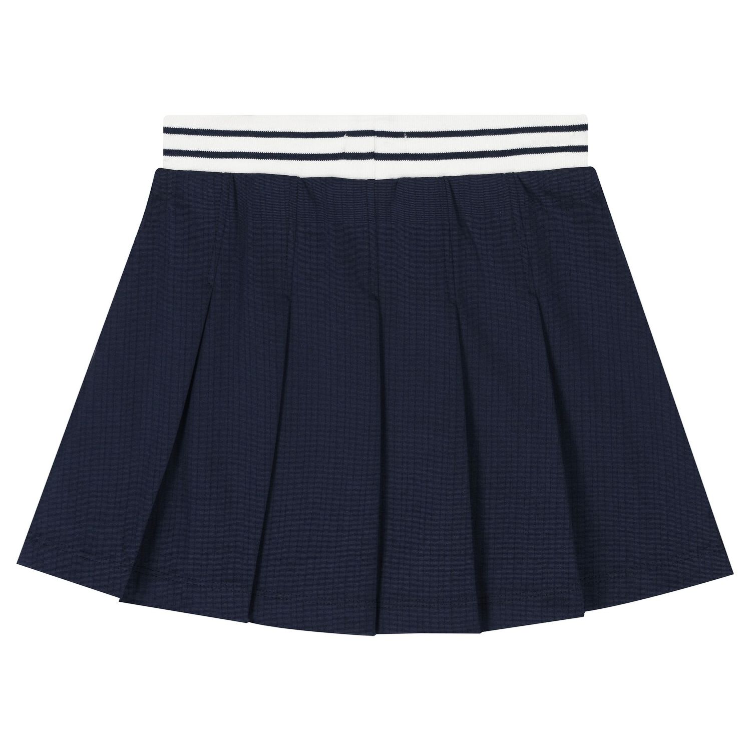 تنورة بنات قطن باللون الكحلي , 1, hi-res