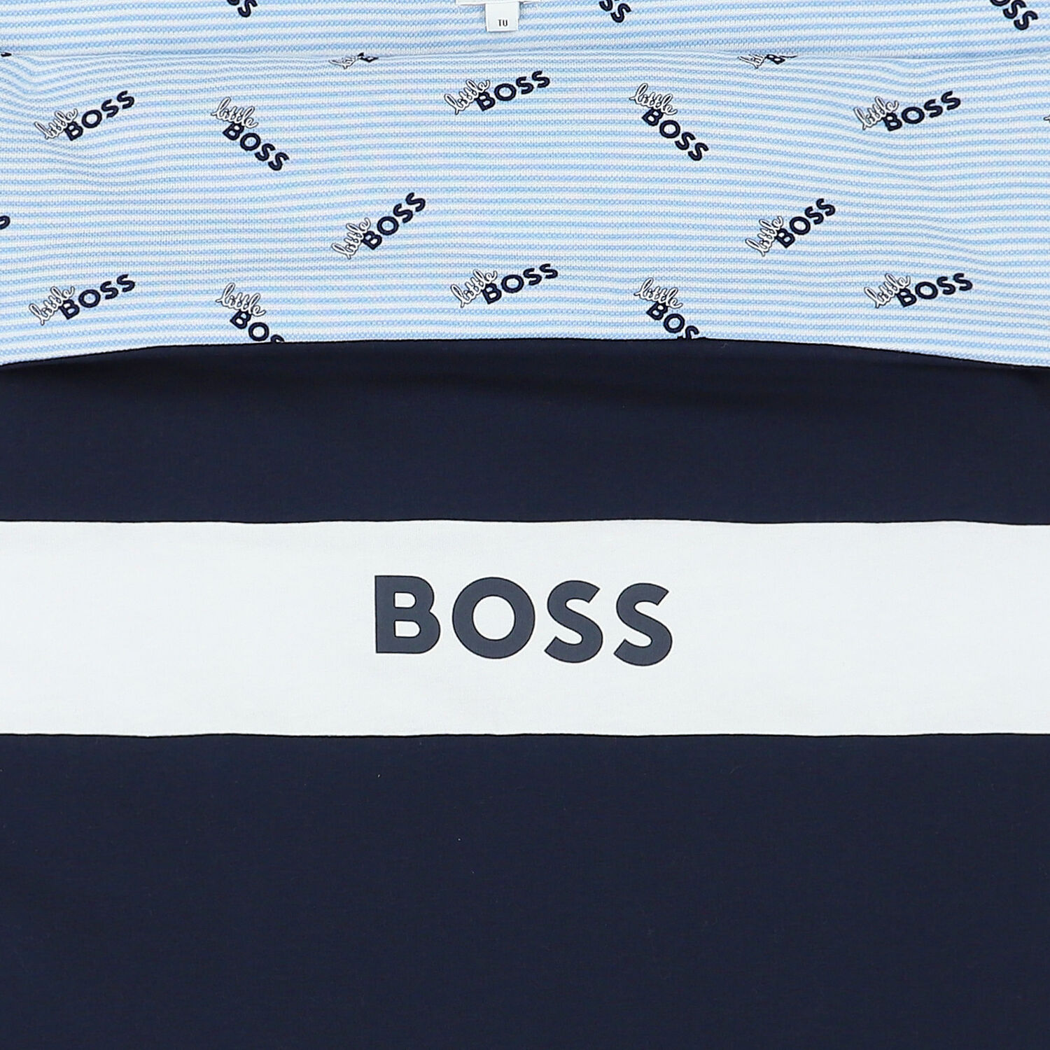 Navy Blue Logo Baby Nest, 1, hi-res