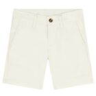 Boys Ivory Logo Shorts, 2, hi-res