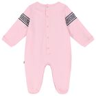 Baby Girls Pink Logo Baby Set, 1, hi-res